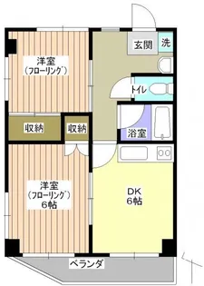 ポート江古田【2階】の間取り