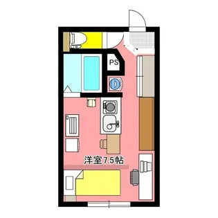 あさひレジデンス上中居【1階】の間取り
