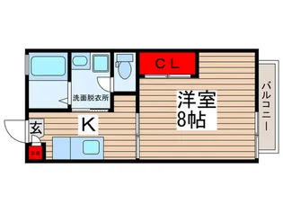 ヒルトップオオクマB【2階】の間取り