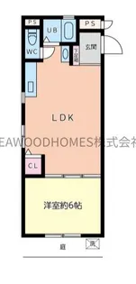 金沢八景コーポラス【1階】の間取り