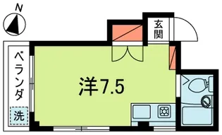 ケンハイム【3階】の間取り
