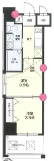 NO67 BENEFIT21博多【3階】の間取り