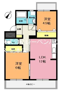 メゾンドシャルム【2階】の間取り