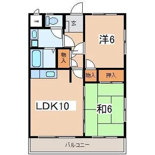 VILLA M.1【1階】の間取り