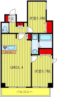 目白マイヴィレッジ【11階】の間取り