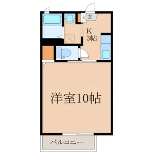 ガーデンプレイス姶良 A棟【2階】の間取り