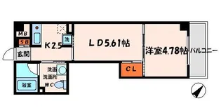 FEEL DOI【6階】の間取り