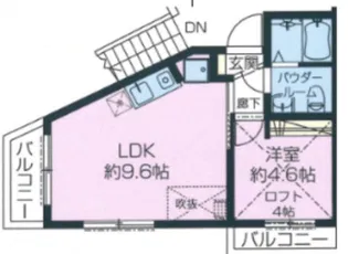 エストレジデンスひばりが丘【2階】の間取り
