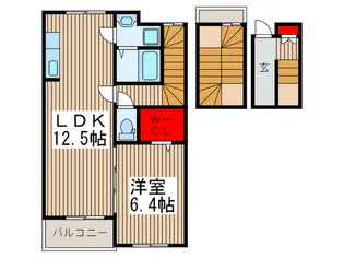 ラフレシ-ル桜【3階】の間取り