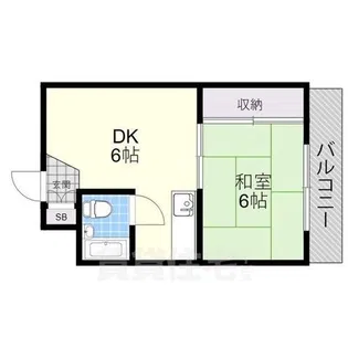 ハイムK2【4階】の間取り