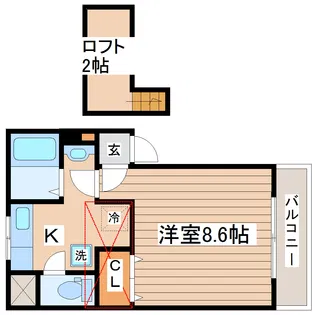 ロイヤルパーク萩ヶ丘【1階】の間取り