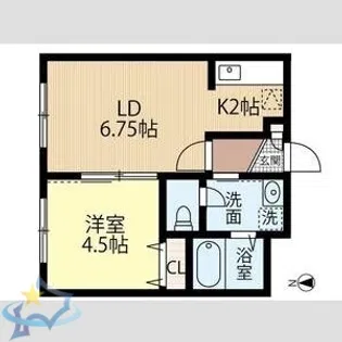 LEE SPACE発寒3条【2階】の間取り