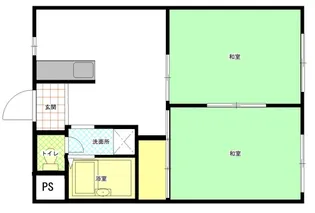 リベラルパレス平野【6階】の間取り