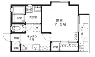 コーポアゼリア【2階】の間取り