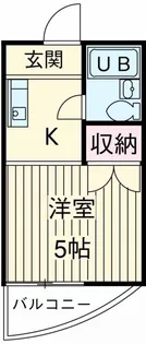 メイプルハイツ【3階】の間取り