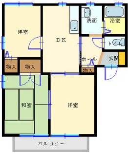 シモンエトール【2階】の間取り