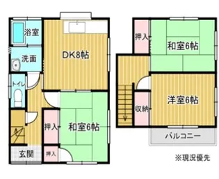 広島県福山市奈良津町3【一戸建】の間取り