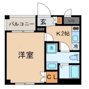 ラフィネ森下【3階】の間取り