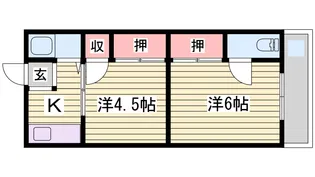 大崎荘【1階】の間取り