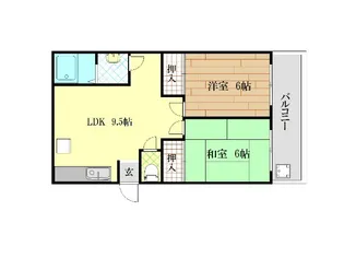 杉田ビル【2階】の間取り