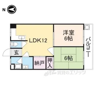 マンション芝【2階】の間取り