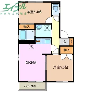 ウッディベル D棟【2階】の間取り