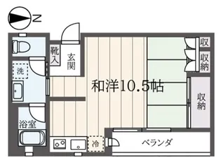 モンガル1996【1階】の間取り