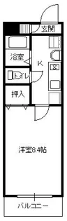 ルービデンスボーダ2【3階】の間取り
