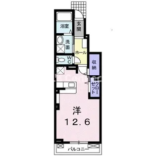 エヌエスハイム A【1階】の間取り