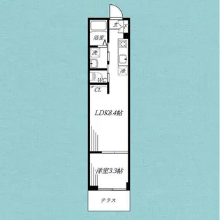 フローレンスベリー湘南台【1階】の間取り