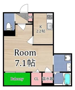 BISCUSS FORESTA SAKURANOMIYA【1階】の間取り