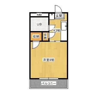 Uハイム【3階】の間取り