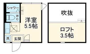 ピアチェーレ菊名【1階】の間取り