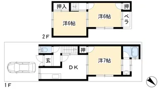 京都府京都市北区上賀茂中ノ坂町【一戸建】の間取り