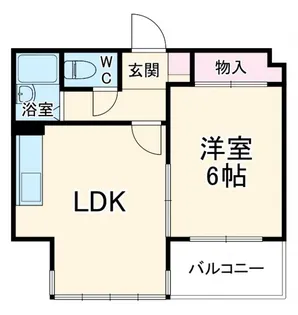 コナビック東伊場【3階】の間取り