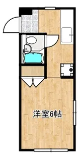 プルミエ駒沢B【1階】の間取り