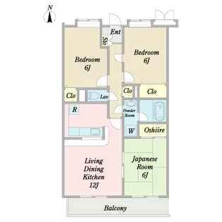 K・S・Bonne・chance【1階】の間取り