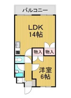 サンライズIII【2階】の間取り