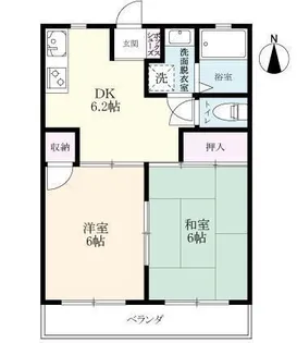 ダイナマイトDON2【1階】の間取り