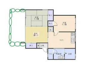 セジュール亜希B棟【1階】の間取り