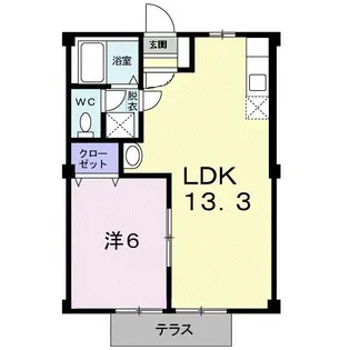 香川県高松市木太町【アパート】の間取り