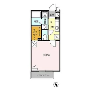 神奈川県秦野市南矢名5【アパート】の間取り