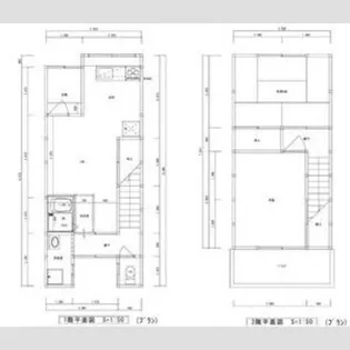 大阪府堺市堺区南安井町3【一戸建】の間取り