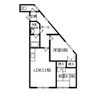 メゾンミナミ【2階】の間取り