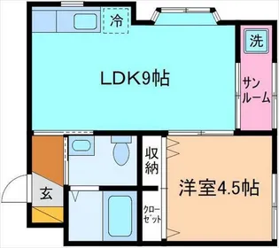 サン・ディアリー【1階】の間取り