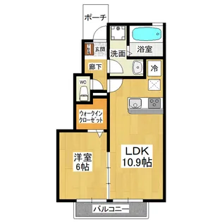 チェリーウェル【2階】の間取り