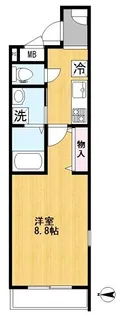 フォグラッドリバーゲート【3階】の間取り