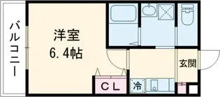ALEGRIA津久野South【2階】の間取り