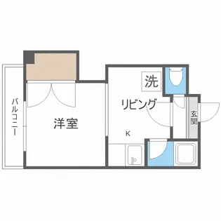 メゾンドシャルム【4階】の間取り