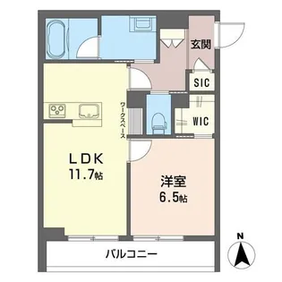 セゾン サフィール【3階】の間取り